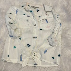 Calvin Klein button up - size 5